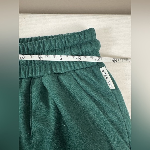 5 for $25| Rae Dunn forest dark green joggers with pockets size small - Picture 6 of 8